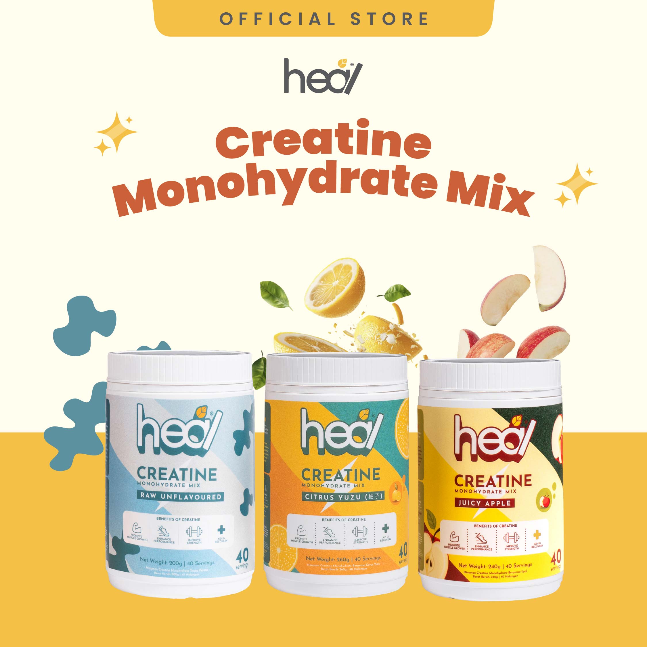 [Bundle of 2] NEW Heal Creatine