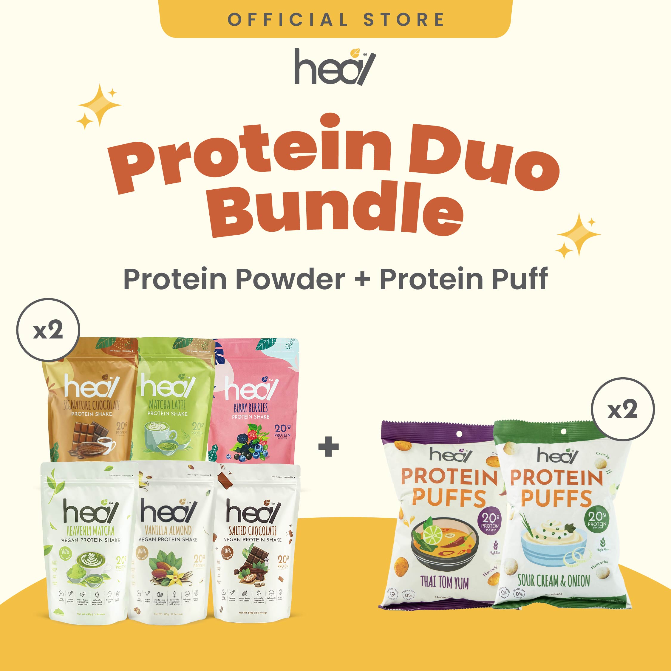 Protein Duo Bundle (Worth $94)