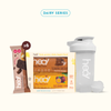 [Heal Bundle Set] 6 Sachets Variety Box + 6 Breakfast Protein Bars + Heal Grey Shaker (500ml)