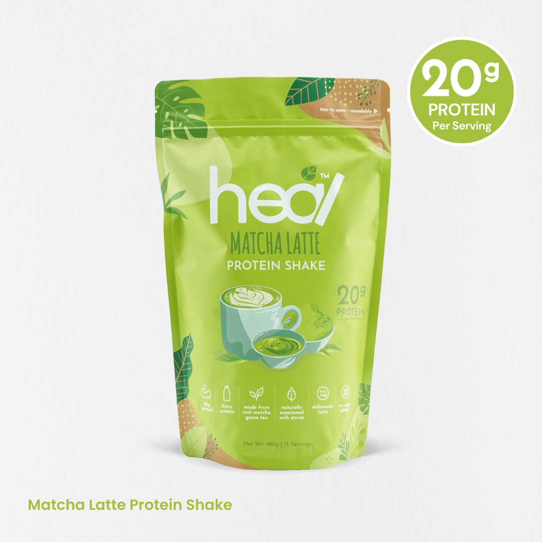 Heal Matcha Latte Protein Shake, 15 Servings Value Pack – Heal