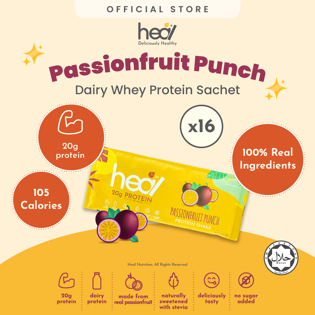 [Subscription Plan] Passionfruit Punch Protein Shake, 16 Sachets (30g)