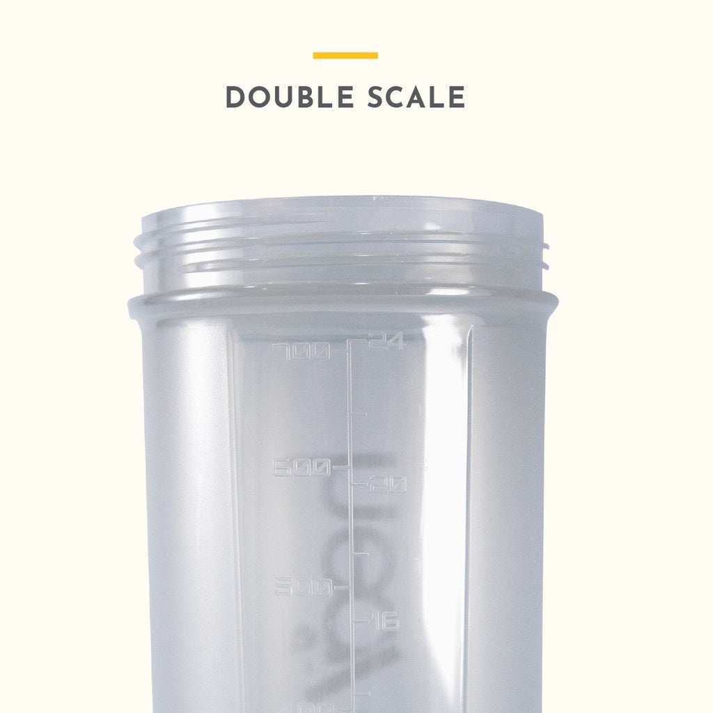 Heal Grey Shaker Bottle (700ml/500ml)
