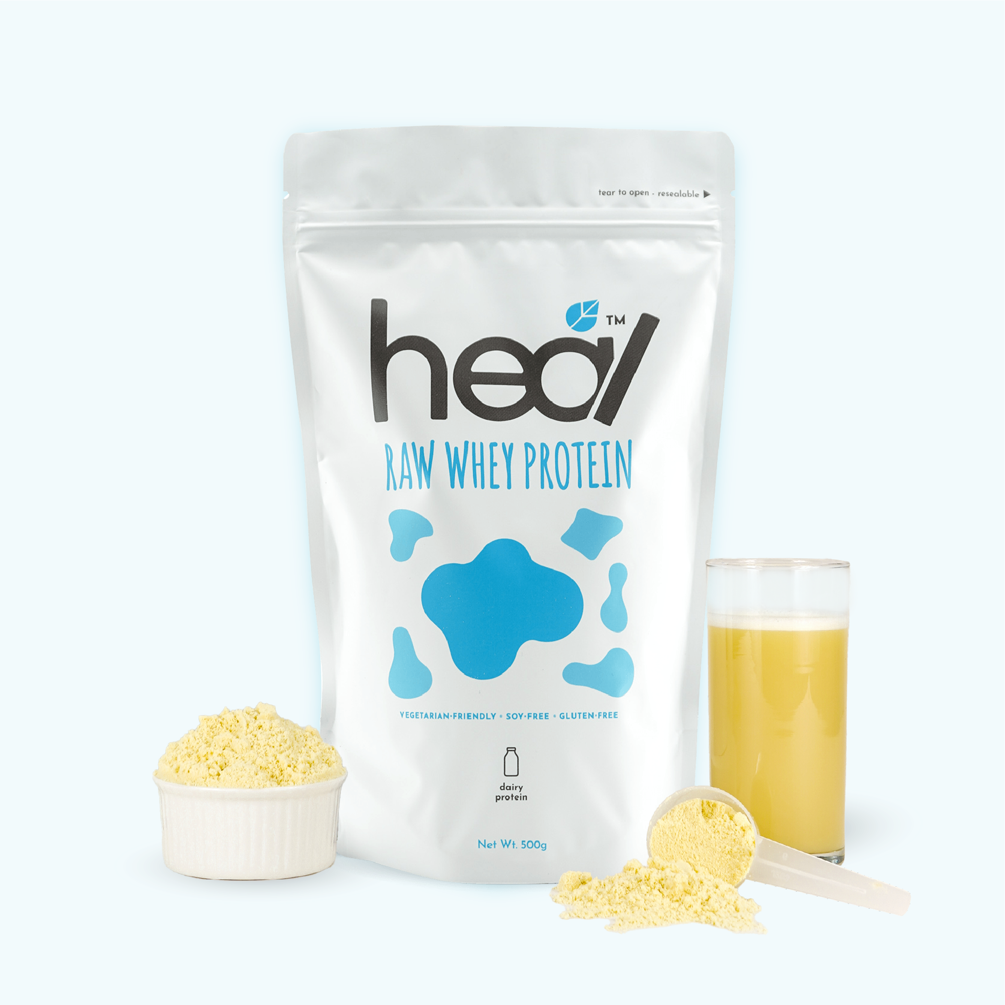 [Subscription Plan] Heal Raw Whey Protein, 500g